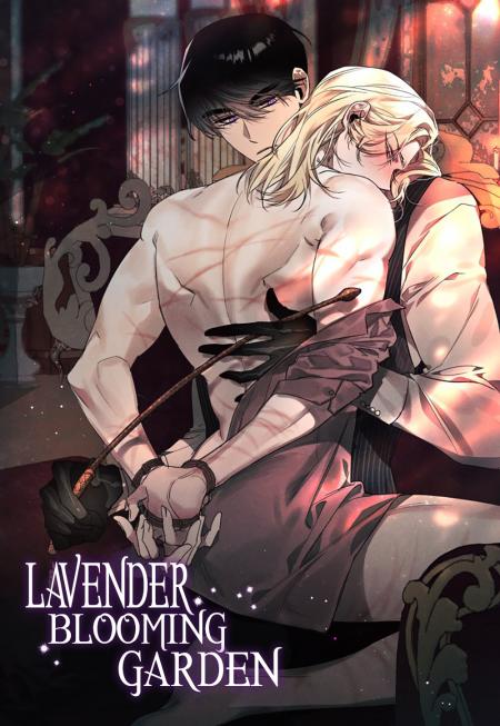 Lavender blooming Garden